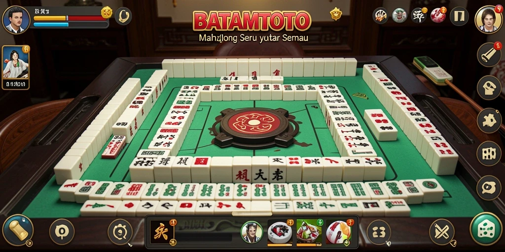 Tampilan gameplay menarik dalam BATAMTOTO yang penuh tantangan Mahjong.