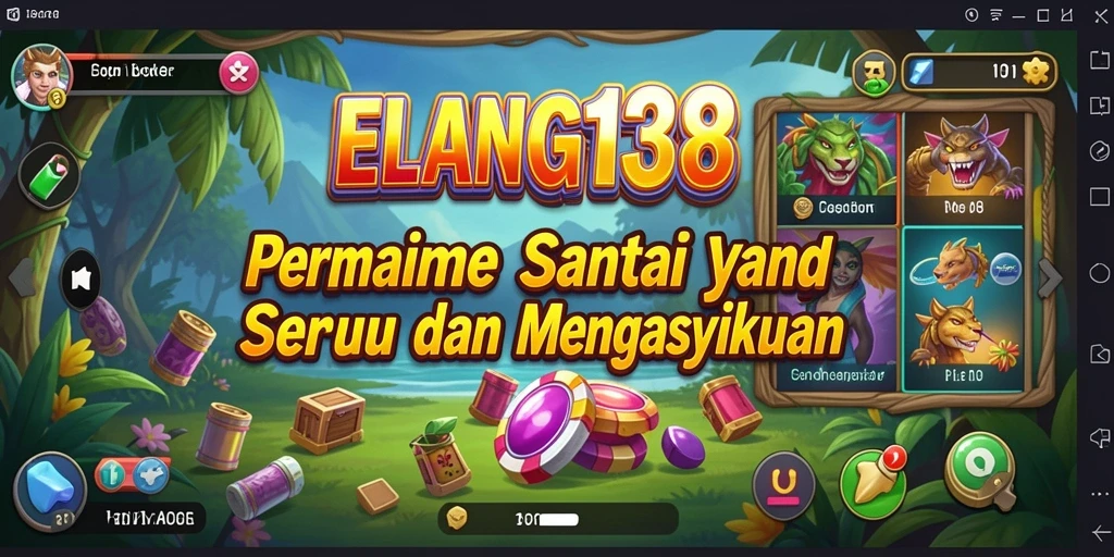 Tampilan gameplay ELANG138 yang penuh warna dan menarik.