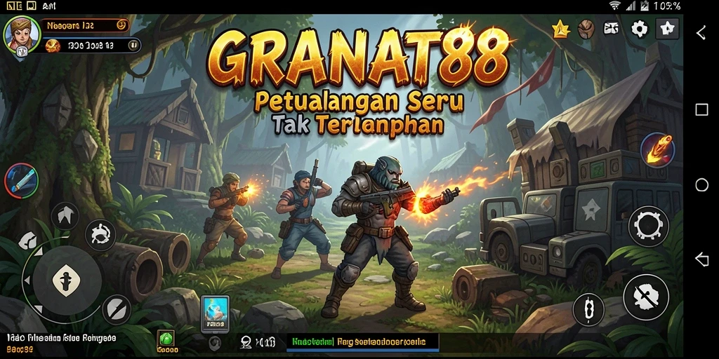 Gameplay seru dari GRANAT88 yang menampilkan misi petualangan.