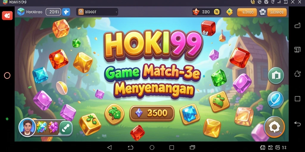 Tampilan gameplay HOKI99 yang penuh warna dan menantang.