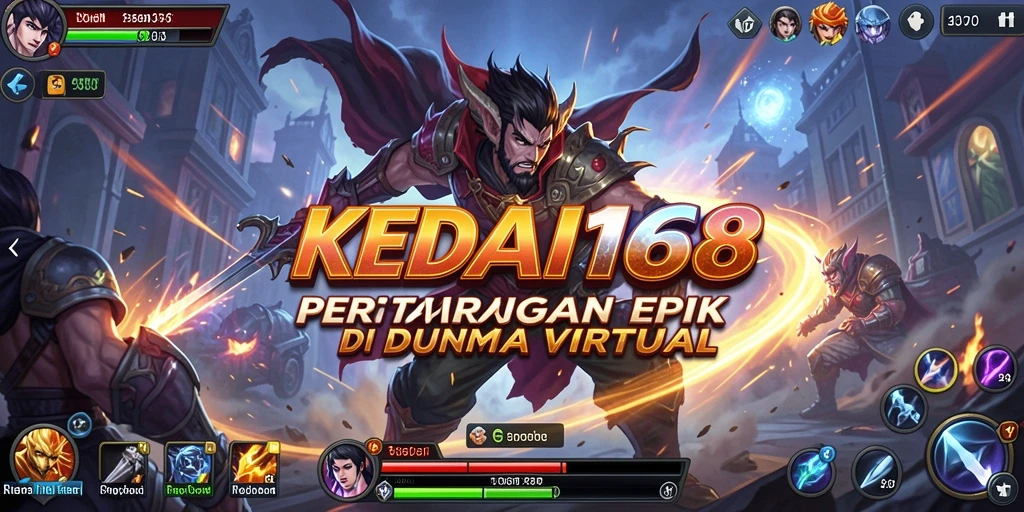 Tampilan aksi seru karakter dalam KEDAI168 yang memikat.
