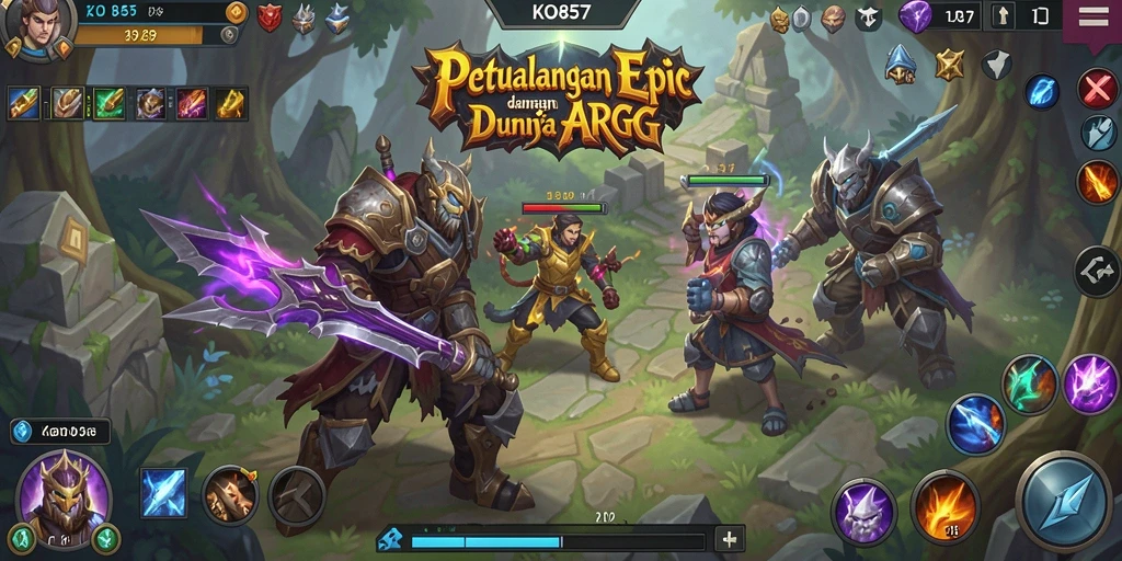 Tampilan gameplay menegangkan dan menantang dalam KO857.