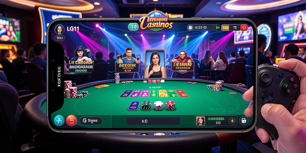 Tampilan menarik dari permainan Live Casino LG111 yang mendebarkan.