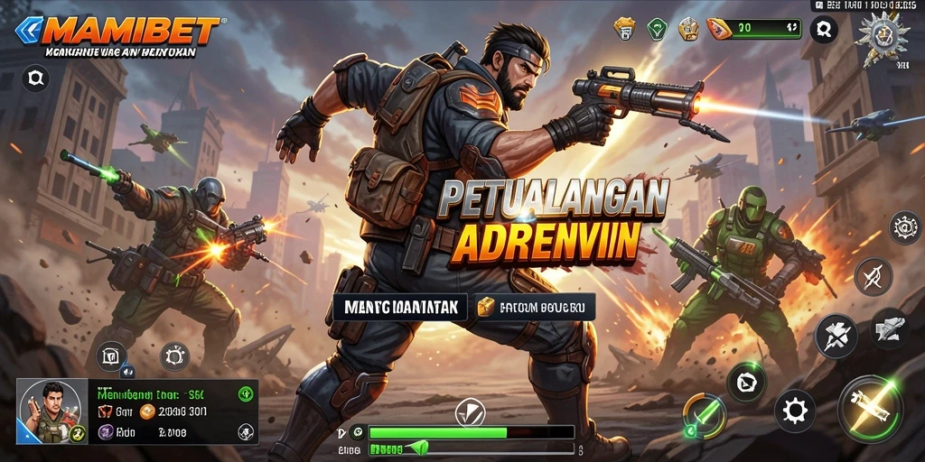 Screenshot gameplay MAMIBET menampilkan aksi seru dan grafis berkualitas tinggi.