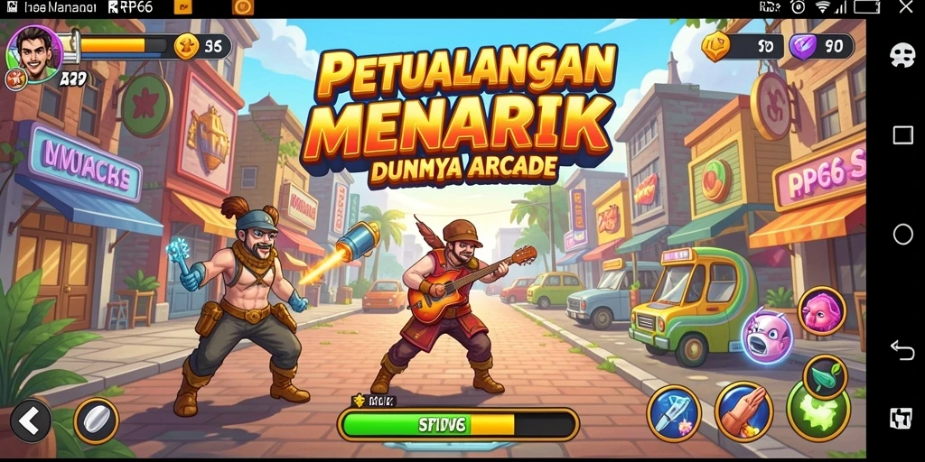 Tampilan gameplay seru dan mendebarkan di RP66.
